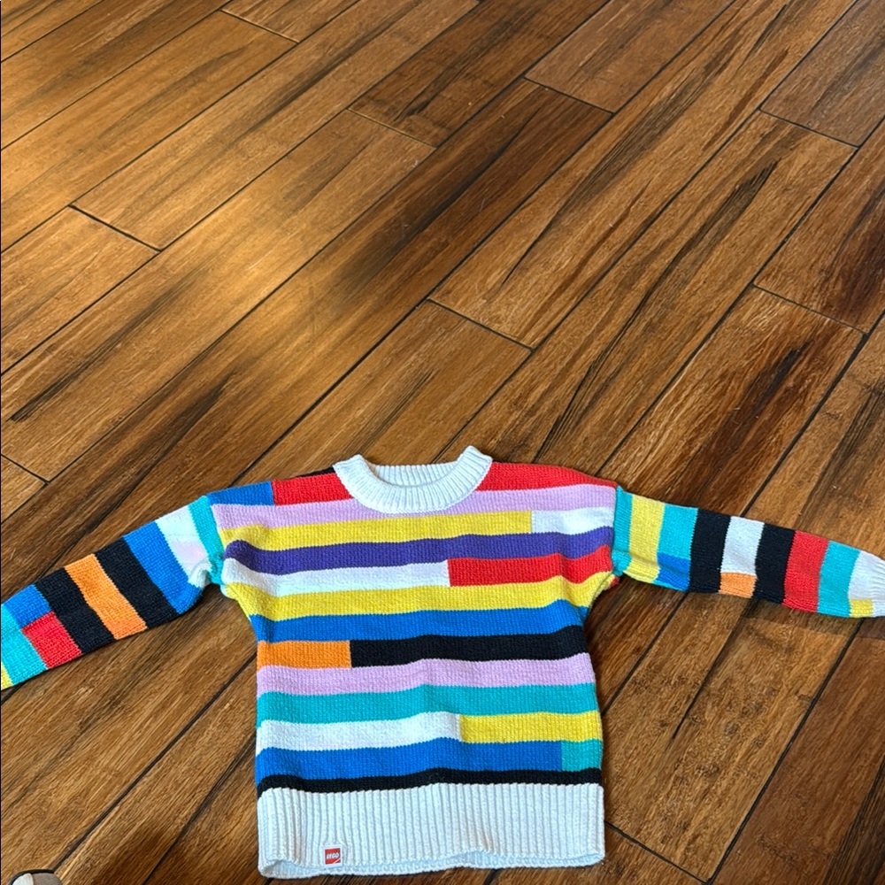 Target LEGO toddler Colorful Striped Sweater